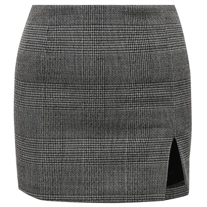 Black Wool Skirt