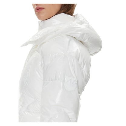 White Nylon Jackets & Coat