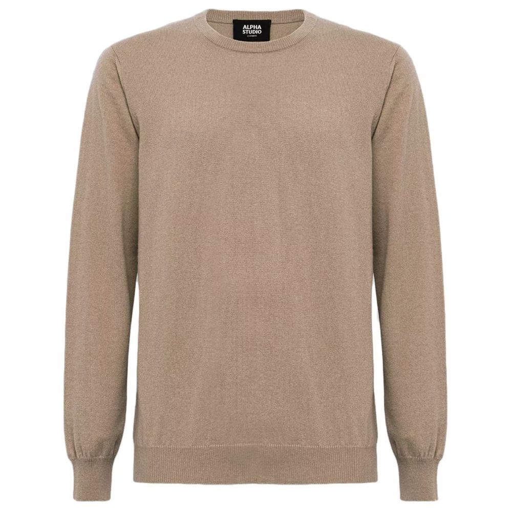 Brown Wool Vergine Sweater