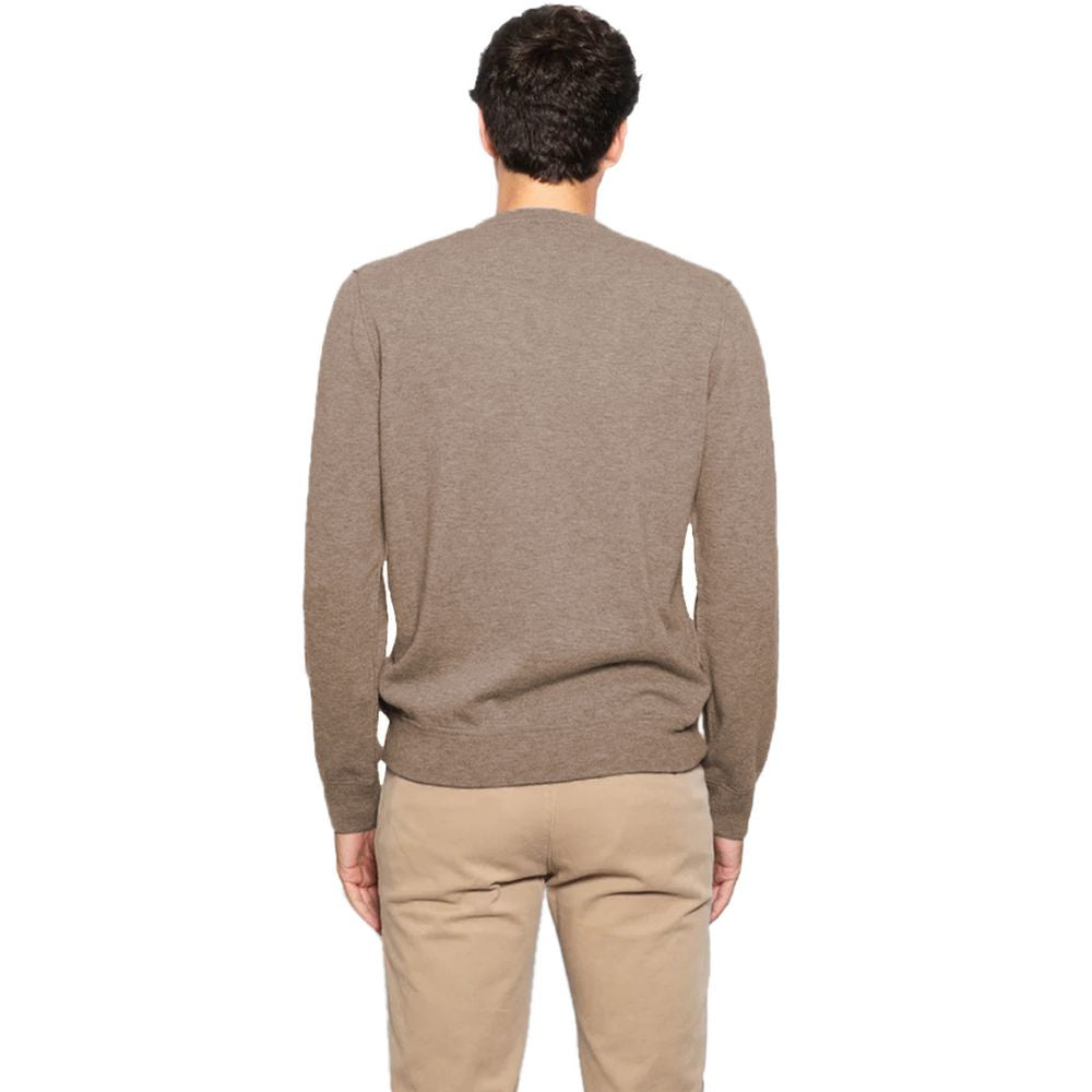 Brown Wool Vergine Sweater