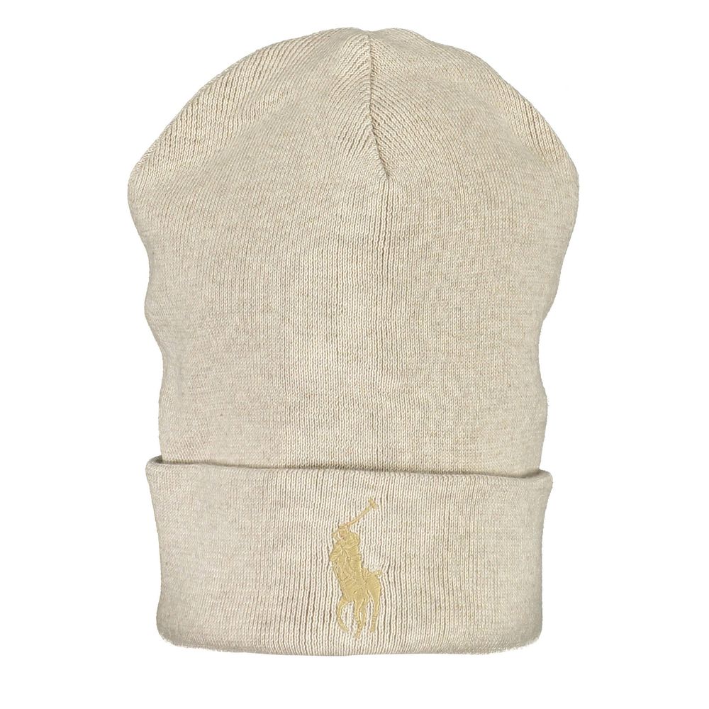 Beige Cotton Hats & Cap