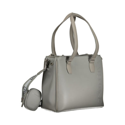 Gray Polyethylene Handbag