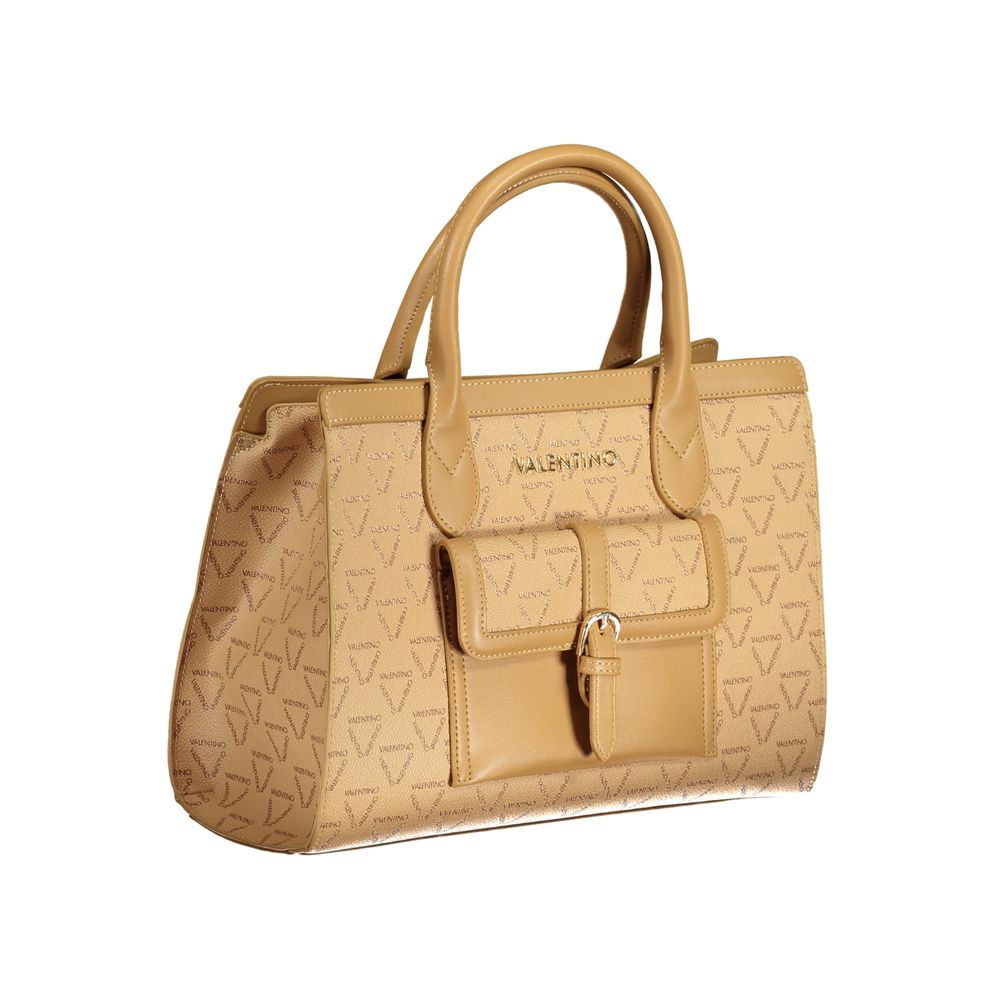 Beige Polyethylene Handbag