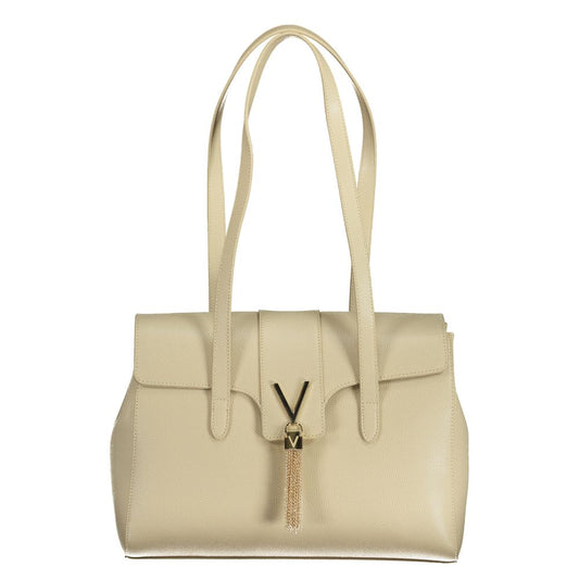 Beige Polyethylene Handbag