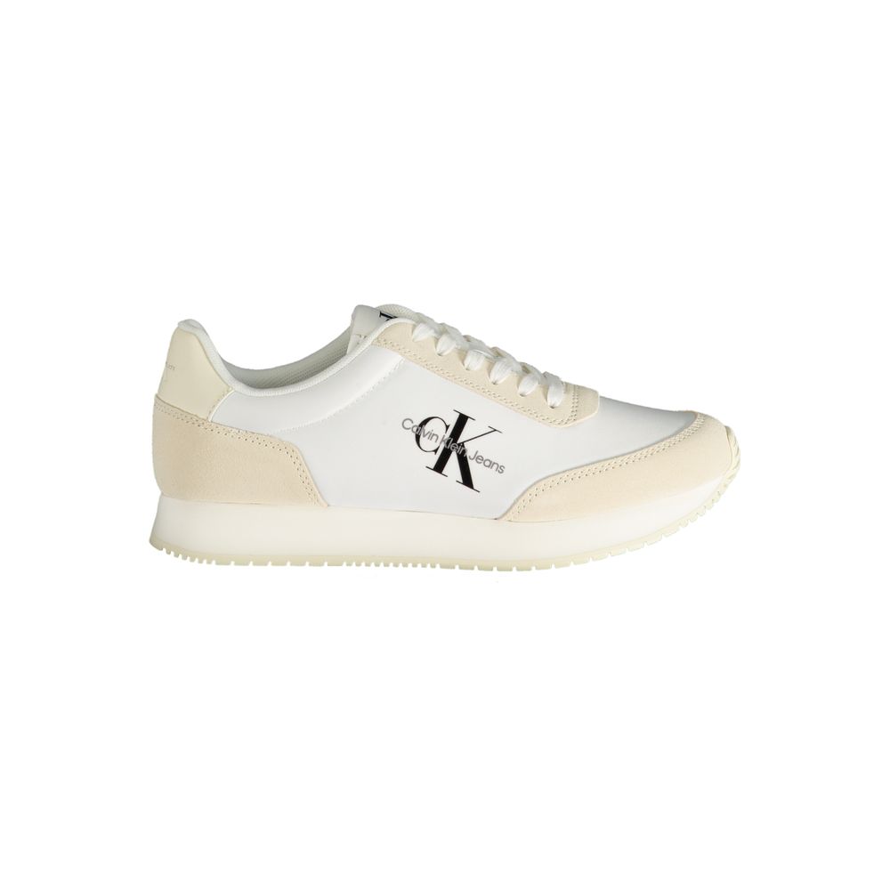 Beige Polyester Sneaker