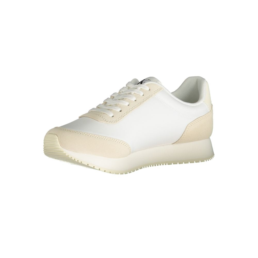 Beige Polyester Sneaker