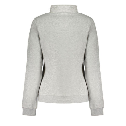 Gray Cotton Women Sweater