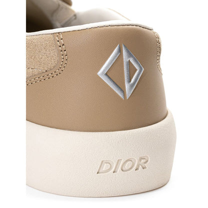 Beige Leather Sneaker