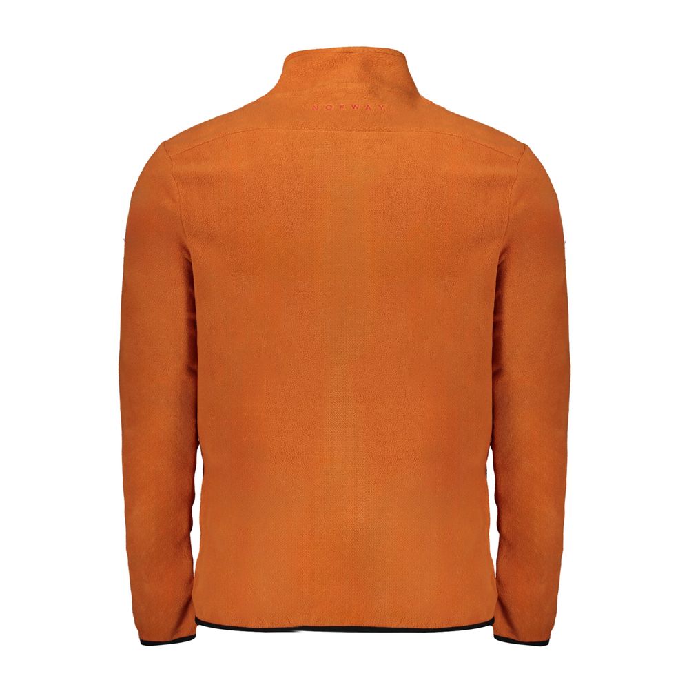 Brown Polyester Men Sweater