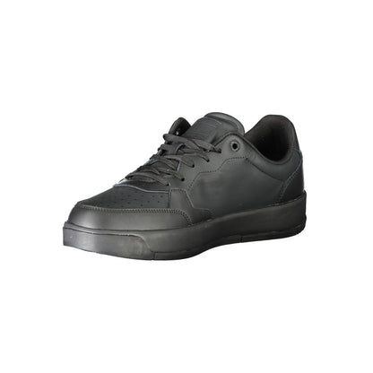 Black Polyethylene Men Sneaker