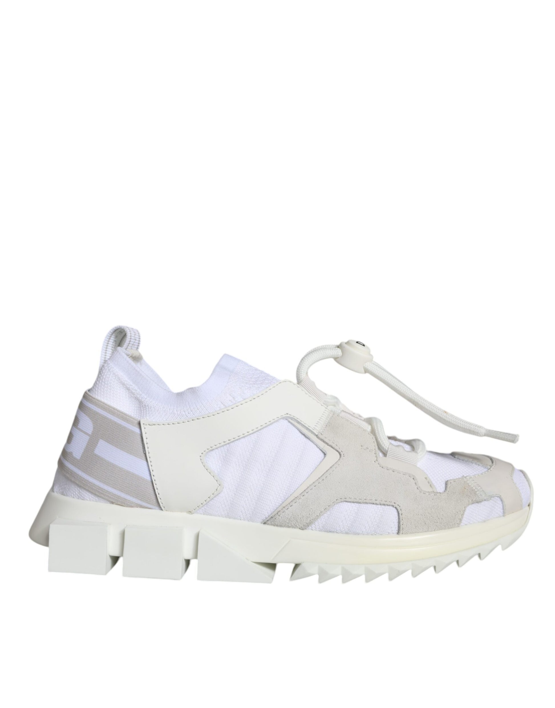 White Mesh Sorrento Trekking Sneakers Shoes