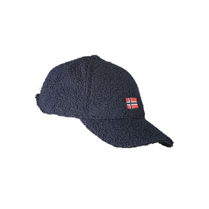 Blue Polyester Men Cap