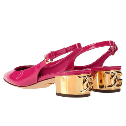 Fuchsia Leather Di Calfskin Pump