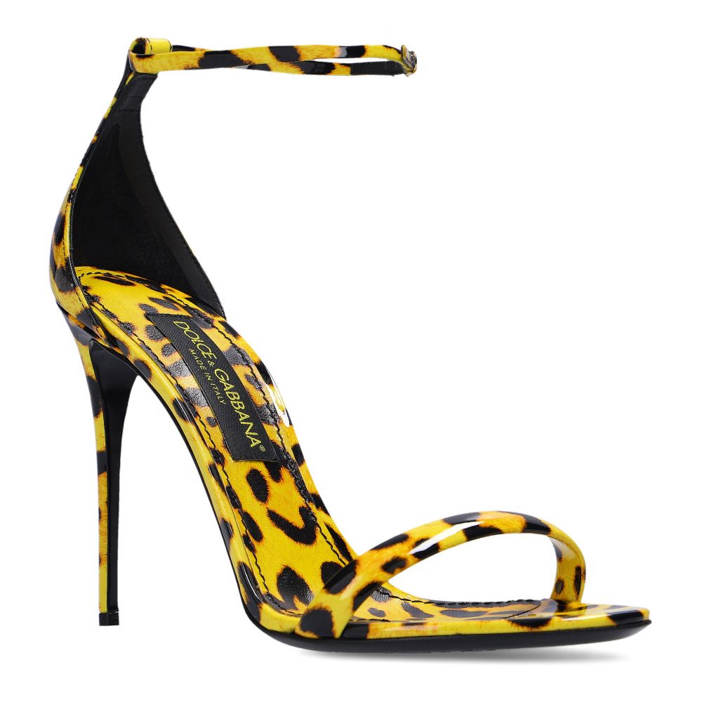 Yellow Leather Di Calfskin Sandal