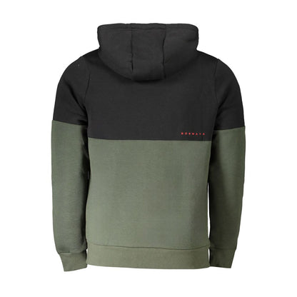 Green Cotton Men Sweater