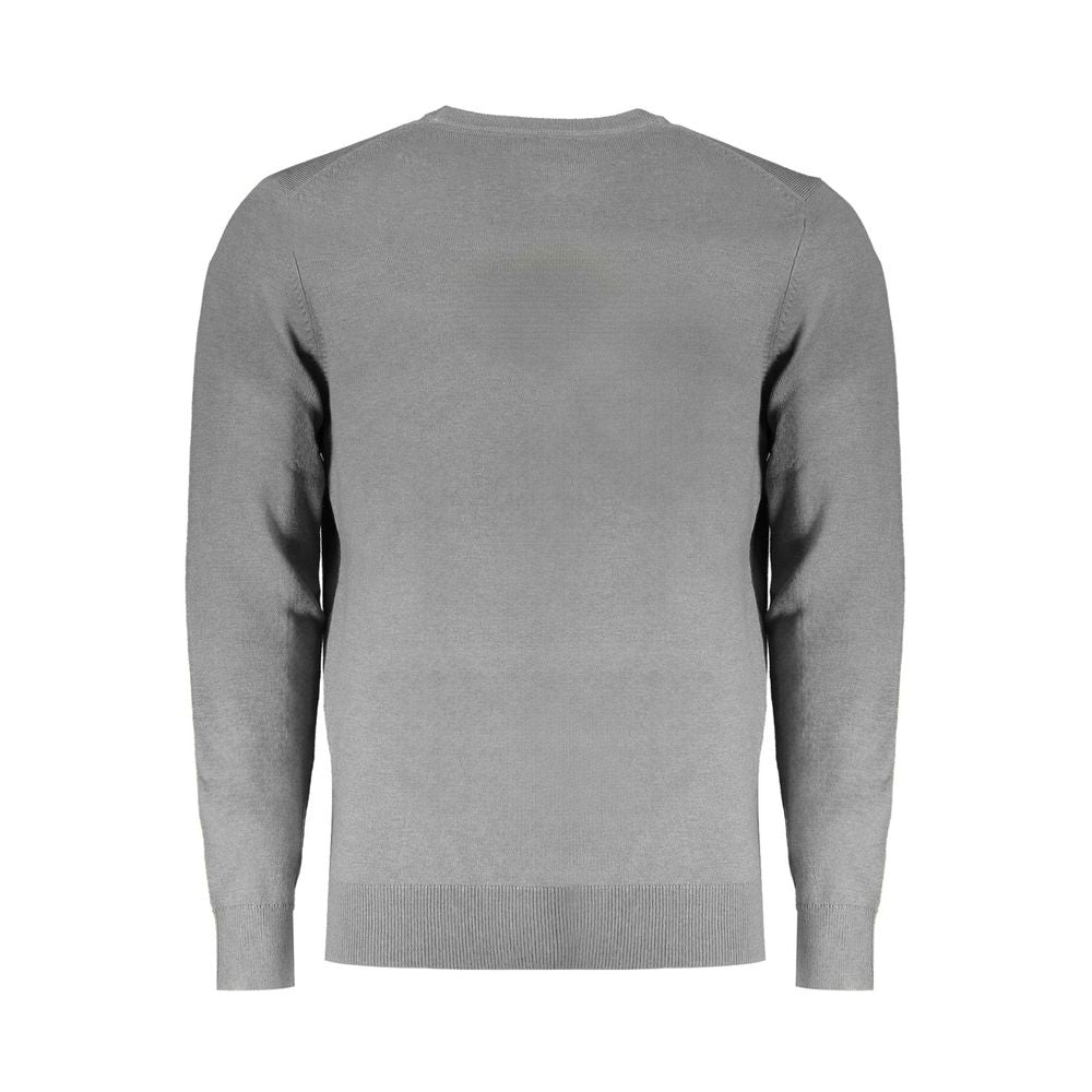 Gray Wool Men Sweater