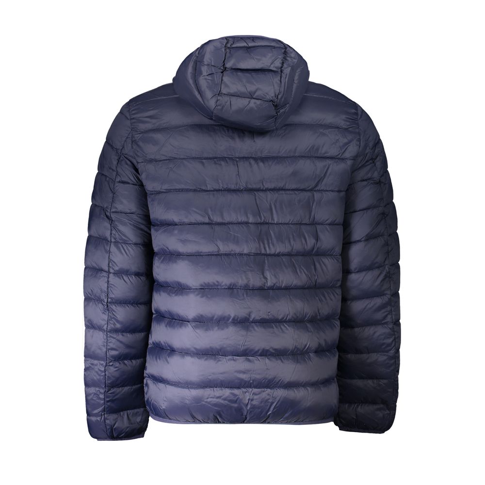 Blue Polyamide Men Jacket