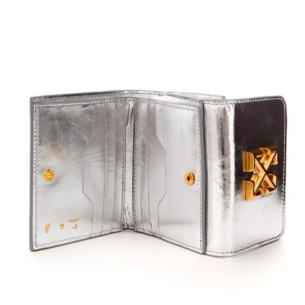 Silver Leather Wallet