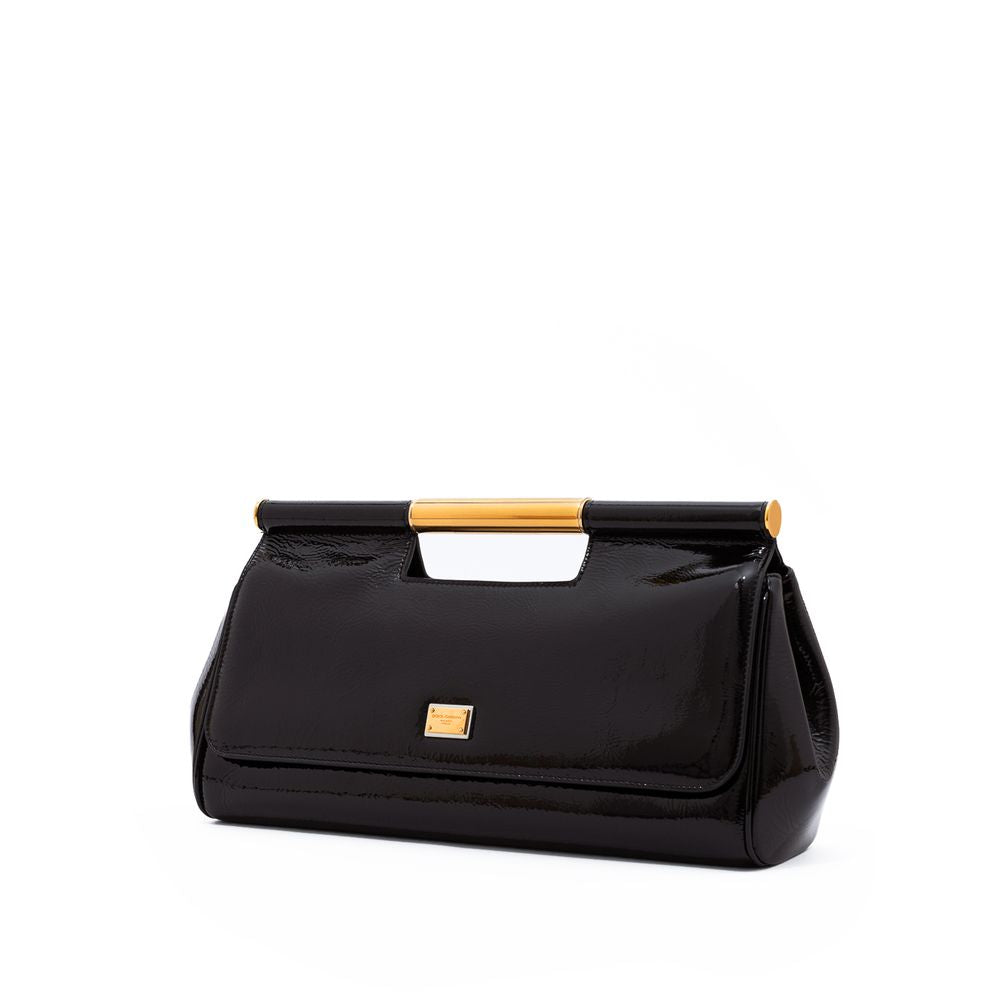 Black Leather Handbag