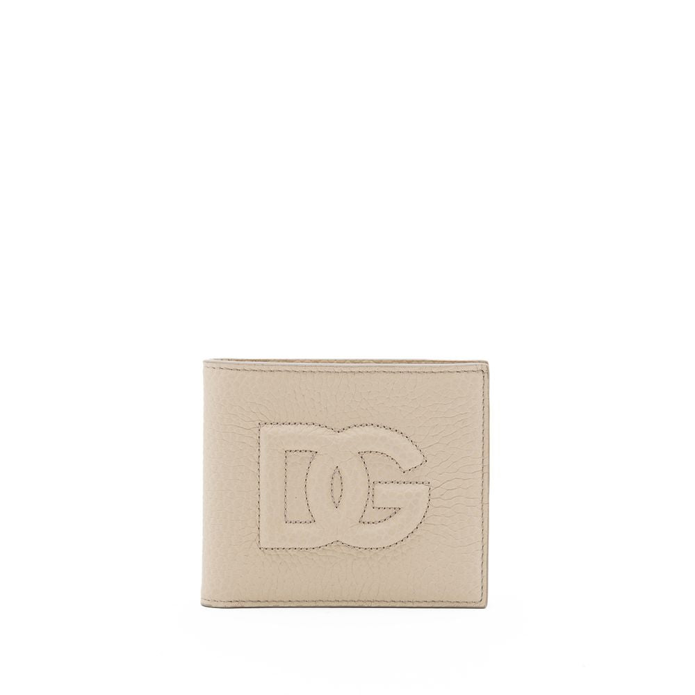 Beige Leather Wallet