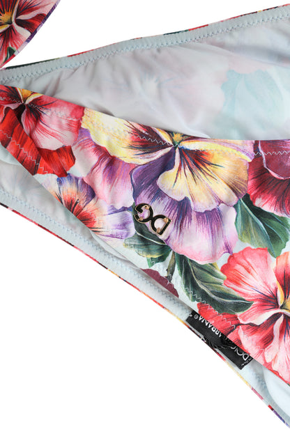 Dolce & Gabbana Elegant Floral Bikini Bottom