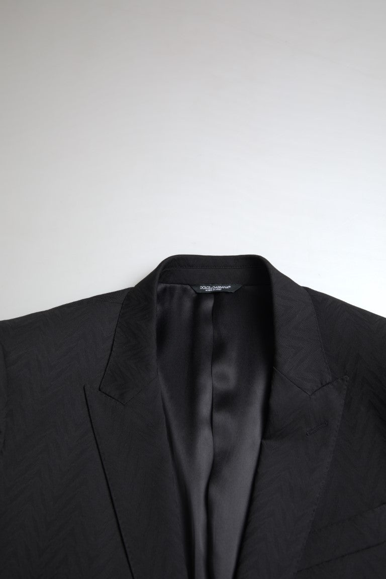 Dolce & Gabbana Exclusive Martini Black Slim Fit Suit