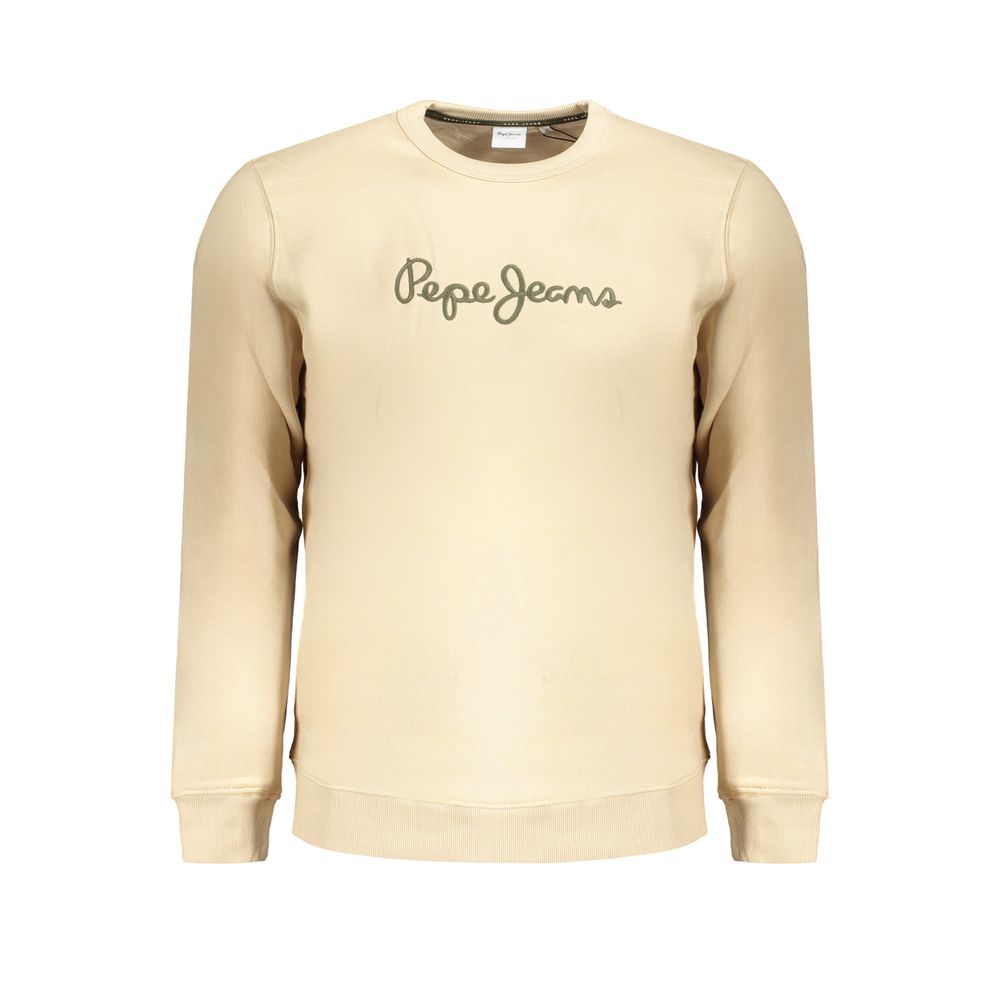 Beige Cotton Sweater