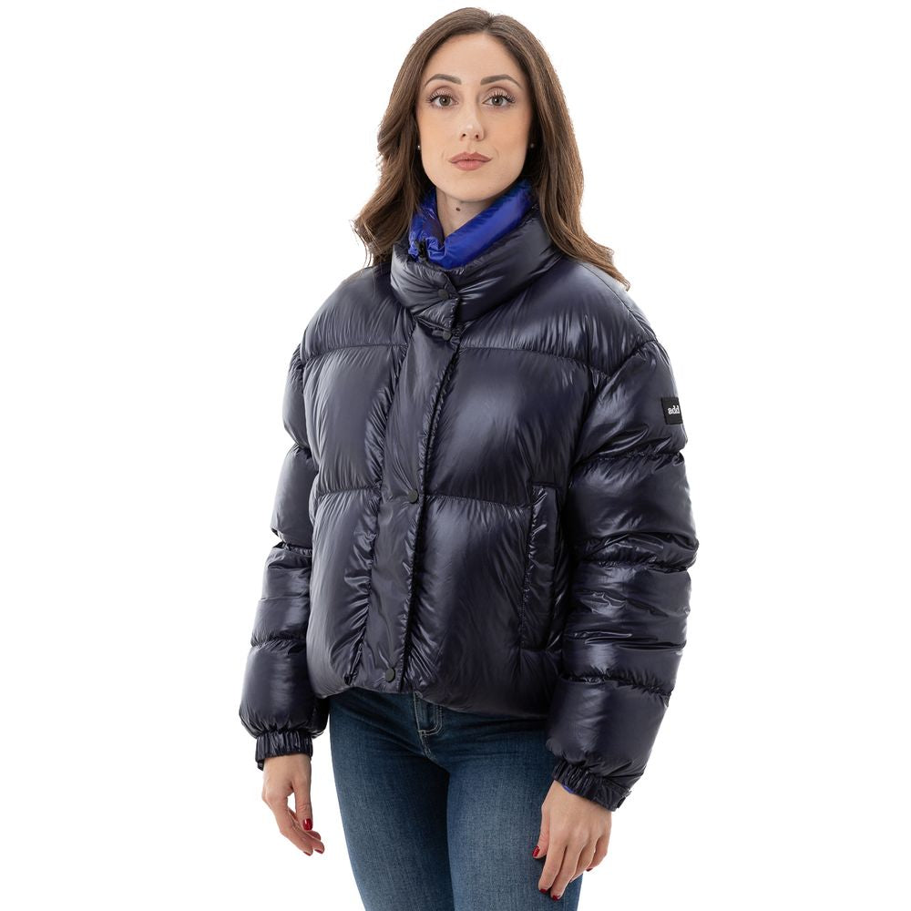 Blue Polyamide Jackets & Coat