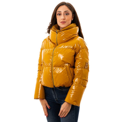 Yellow Polyamide Jackets & Coat