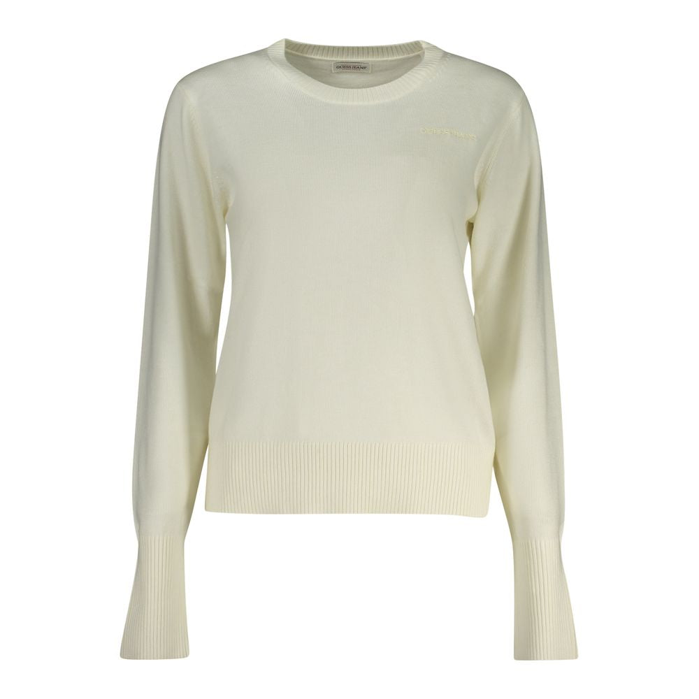 White Polyester Sweater