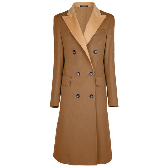 Brown Wool Vergine Jackets & Coat