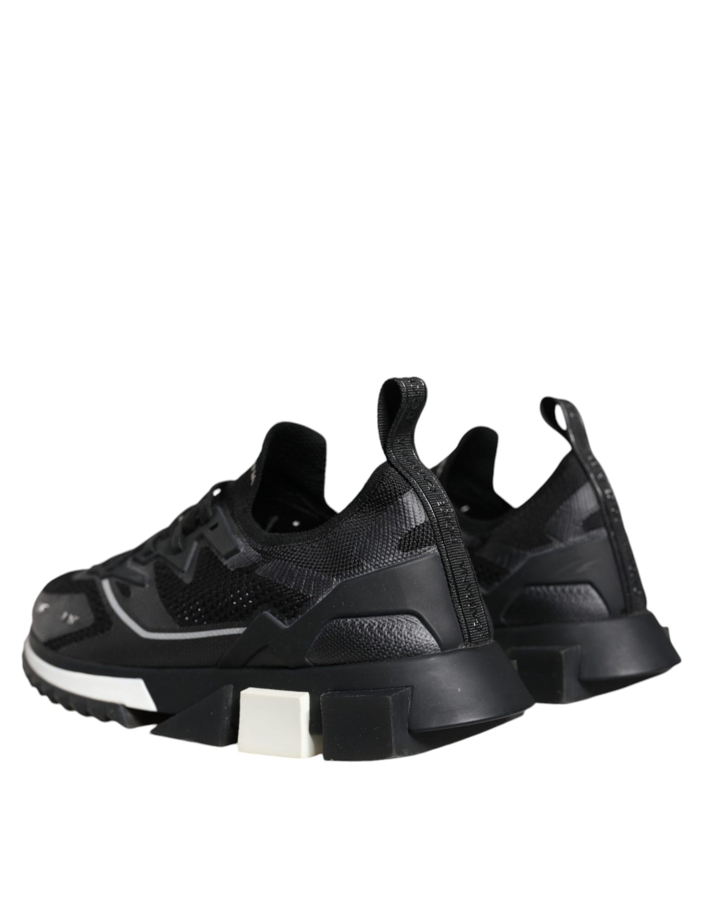 Black White SORRENTO Sport Stretch Sneakers Shoes