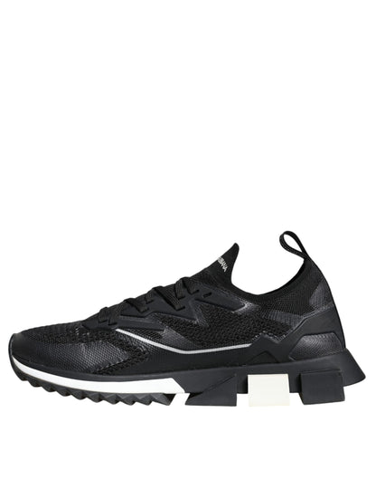 Black White SORRENTO Sport Stretch Sneakers Shoes