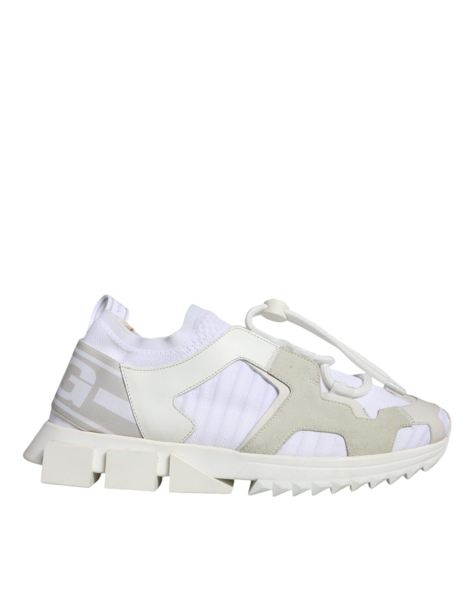 White Mesh Sorrento Trekking Sneakers Shoes