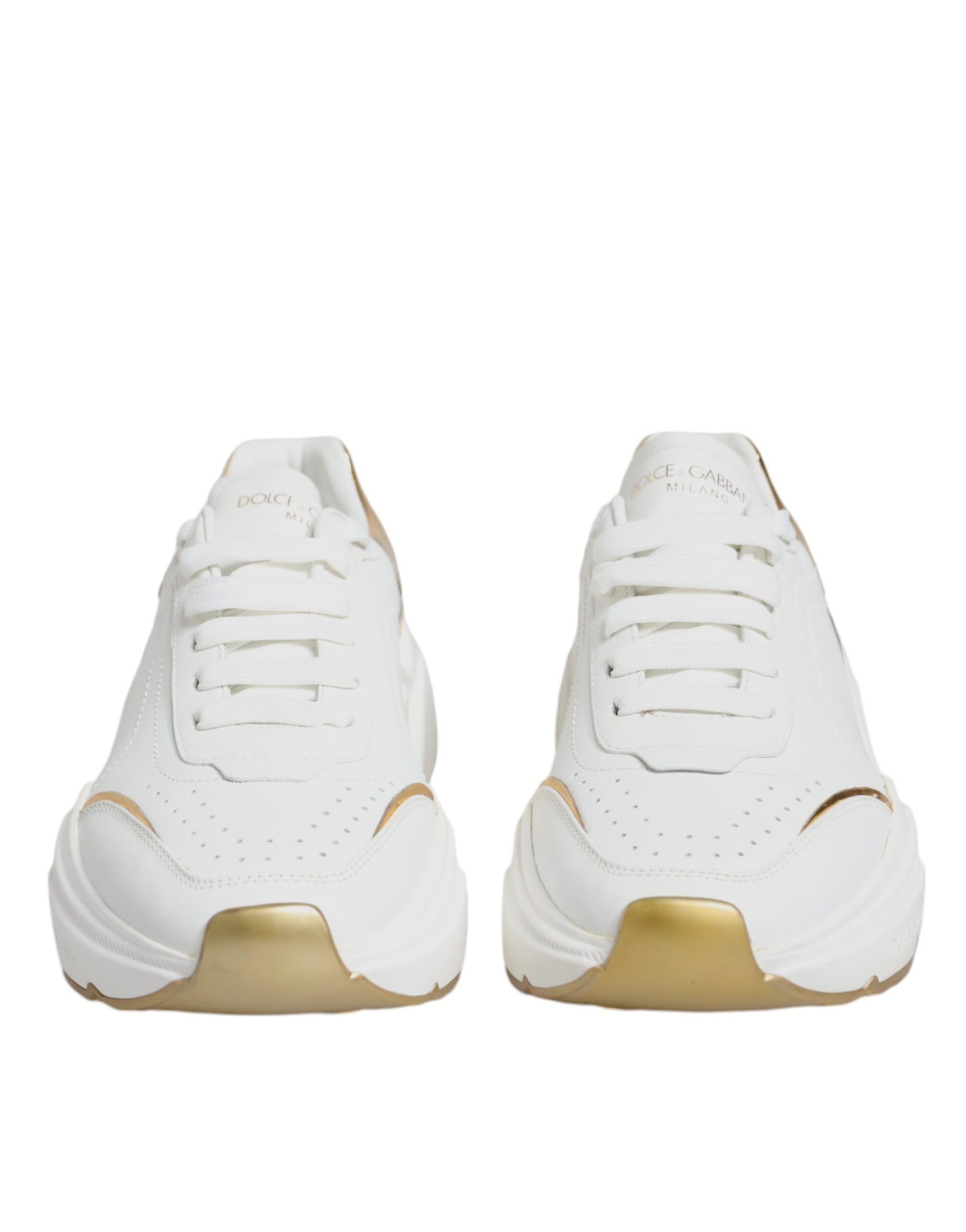 White Gold Daymaster Low Top Sneakers Shoes