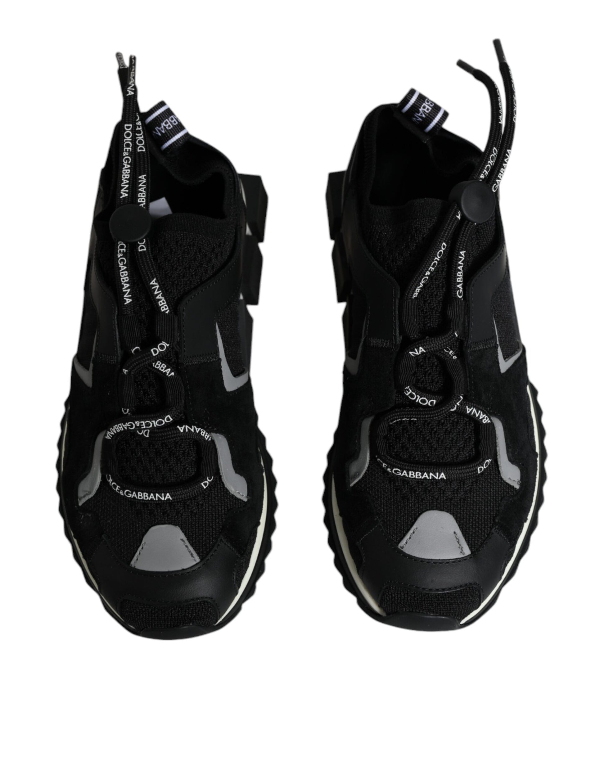 Black Mesh Sorrento Trekking Sneakers Shoes