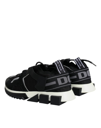 Black Mesh Sorrento Trekking Sneakers Shoes