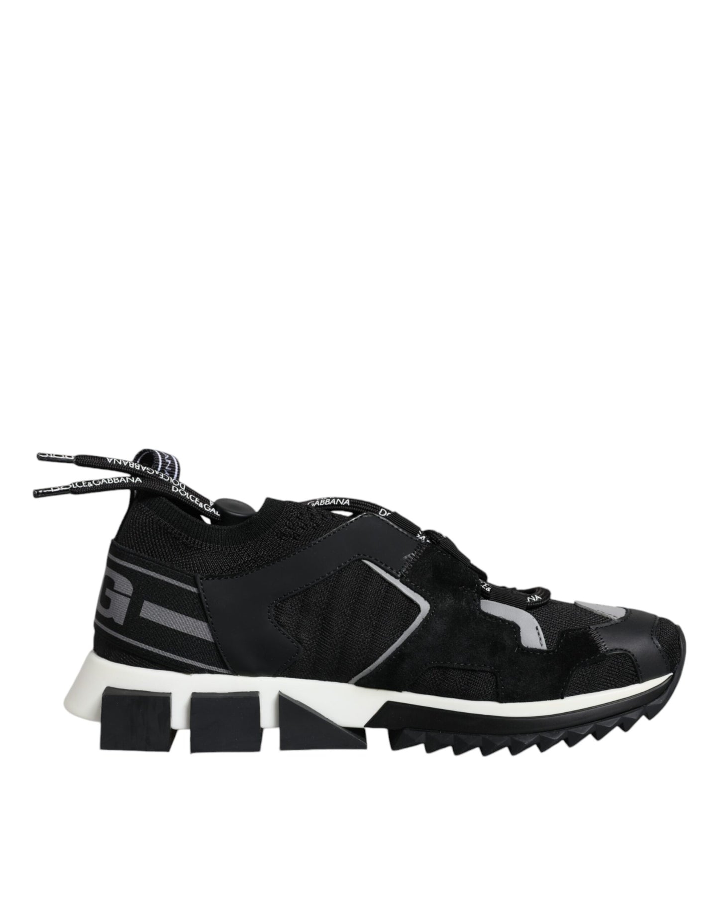 Black Mesh Sorrento Trekking Sneakers Shoes