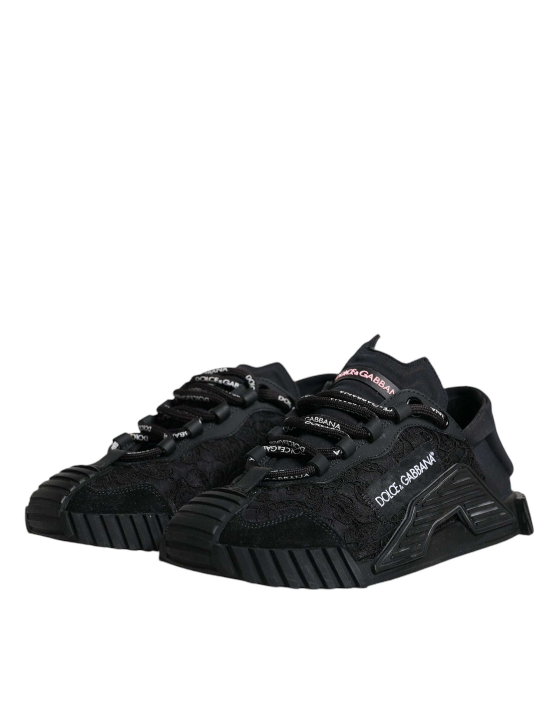 Black Nylon Low Top NS1 Sneakers Shoes