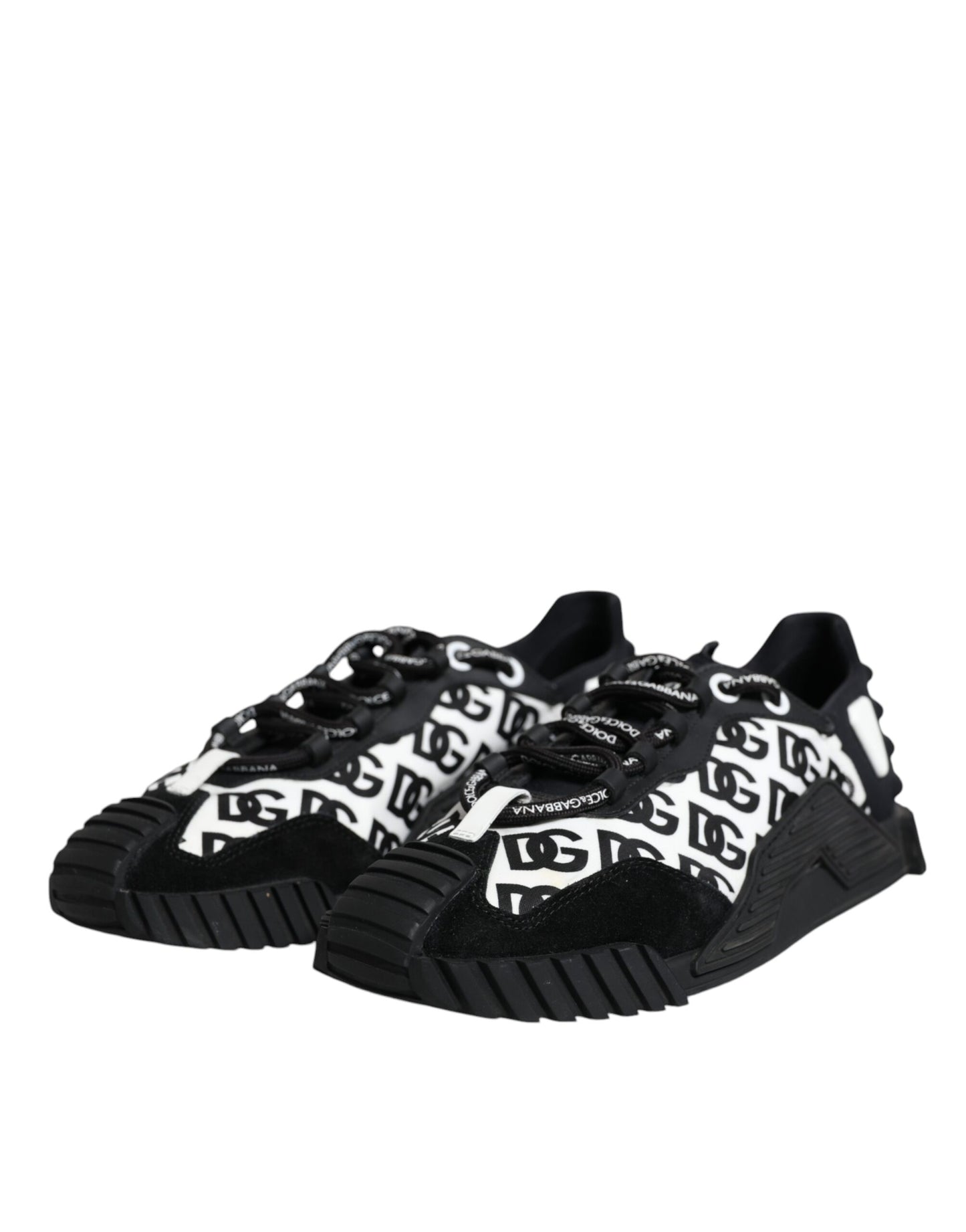 Black Logo Lace Up Low Top NS1 Sneakers Shoes