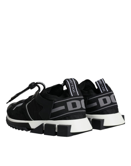 Black Mesh Sorrento Trekking Sneakers Shoes