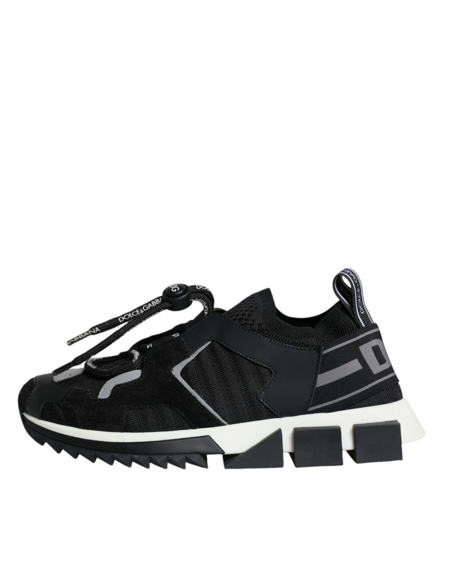 Black Mesh Sorrento Trekking Sneakers Shoes