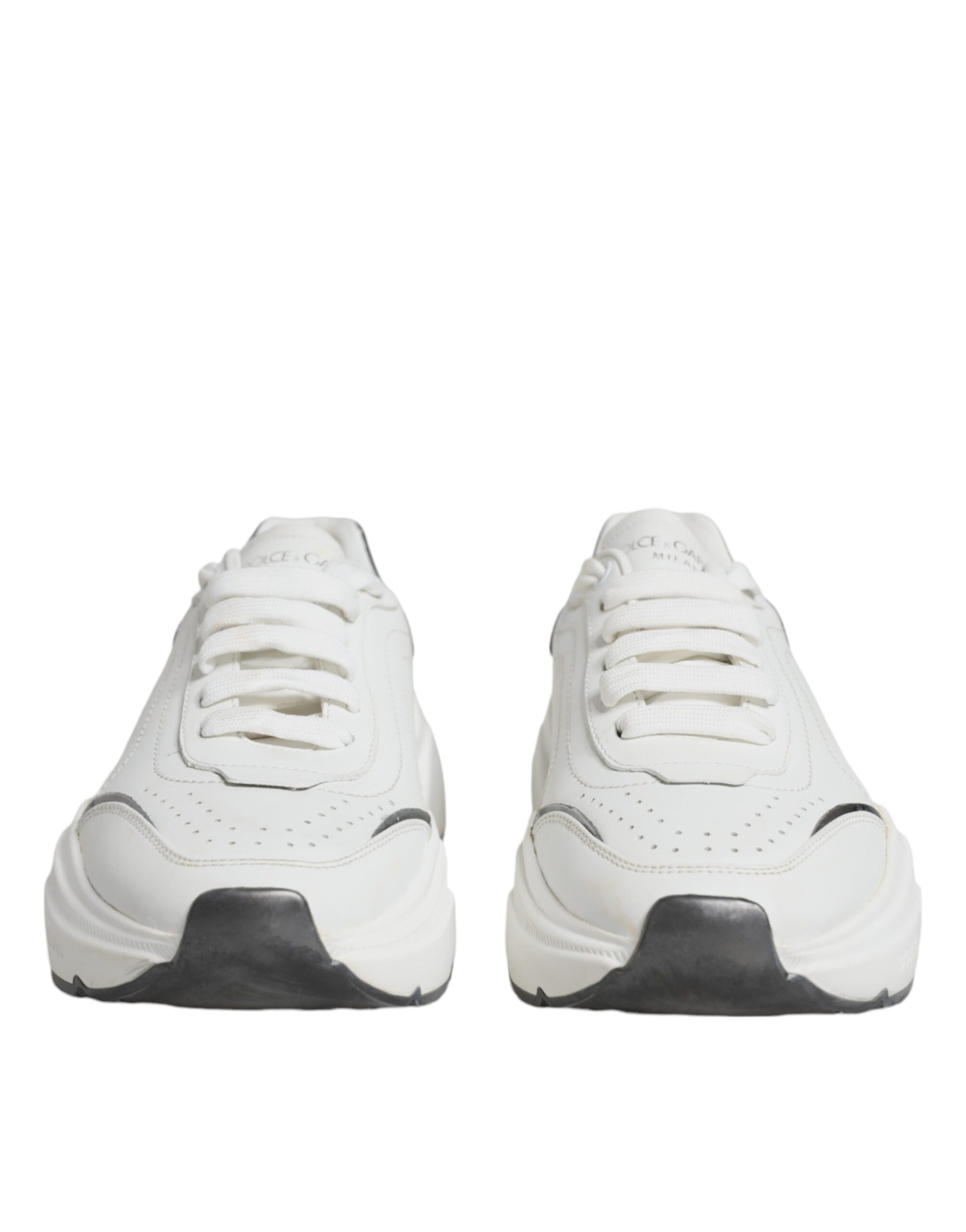 Silver White Daymaster Low Top Sneakers Shoes