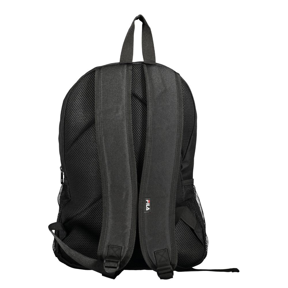 Black Polyester Backpack