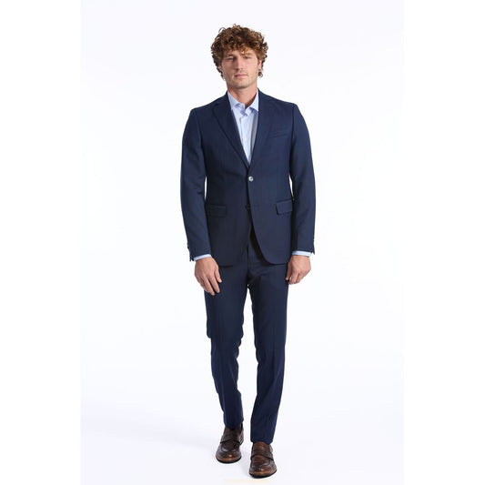 Blue Wool Suit