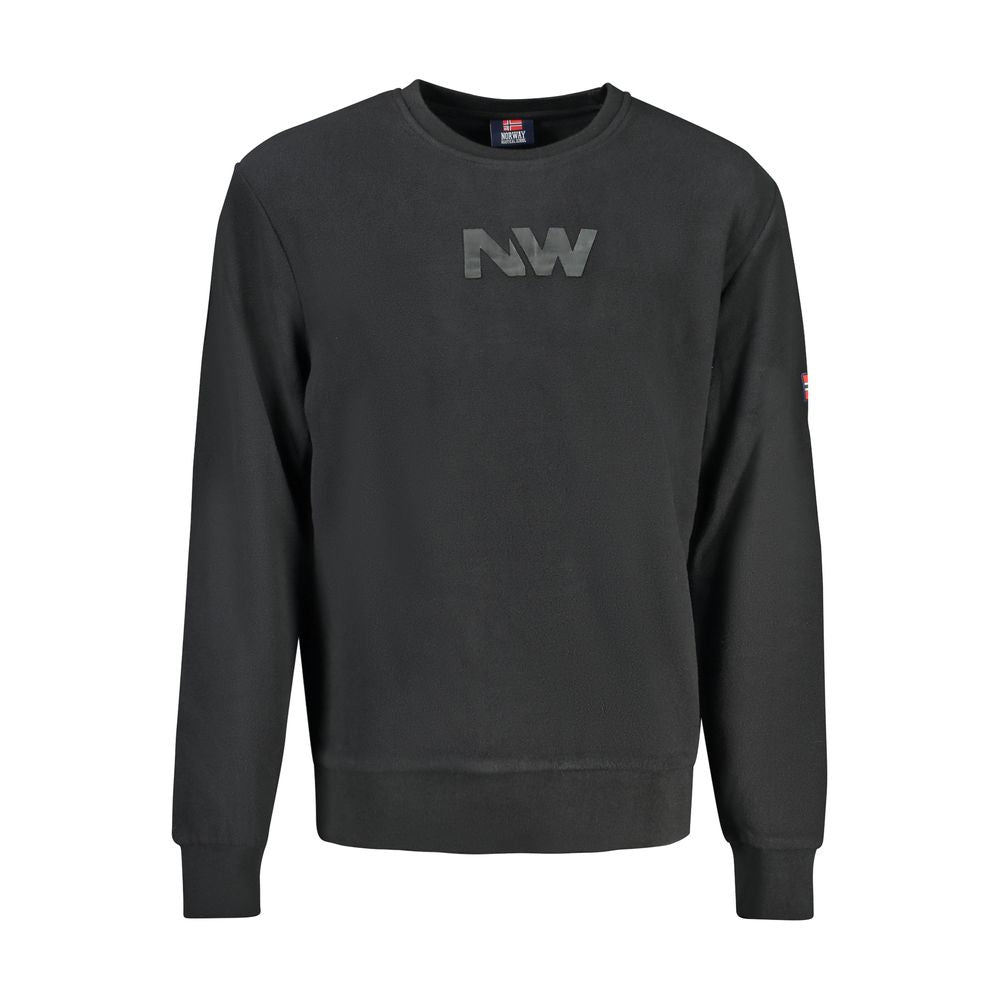 Black Polyester Sweater