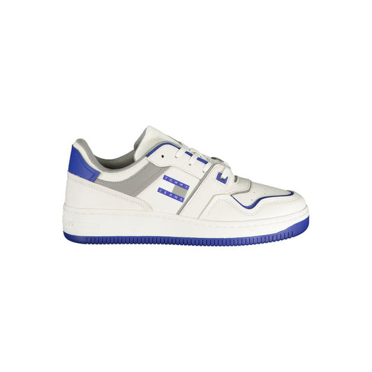 White Polyester Sneaker