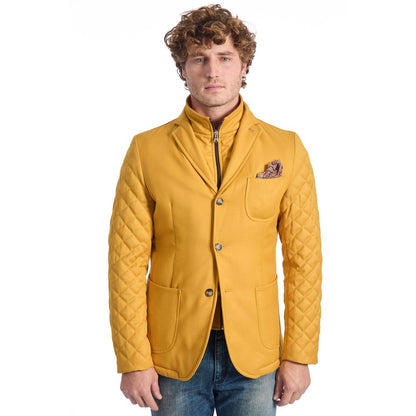 Yellow Polyester Jacket