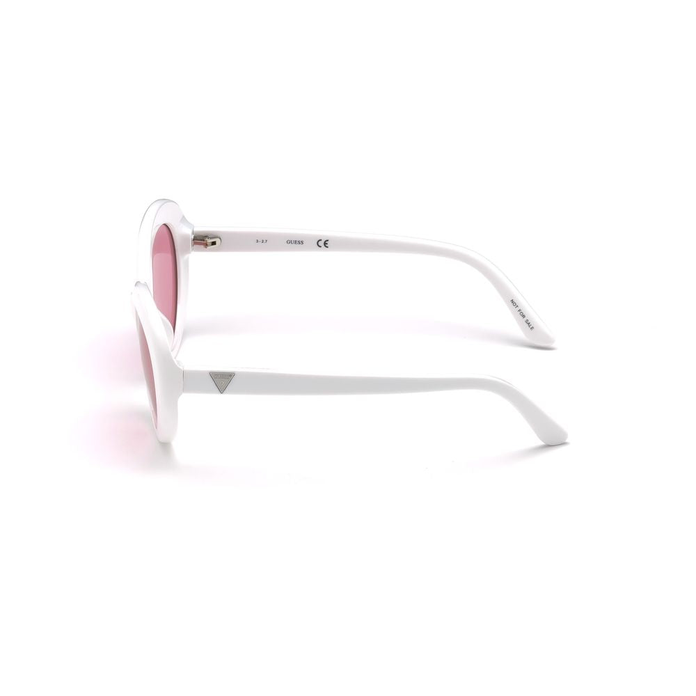 White Acetate Sunglasses