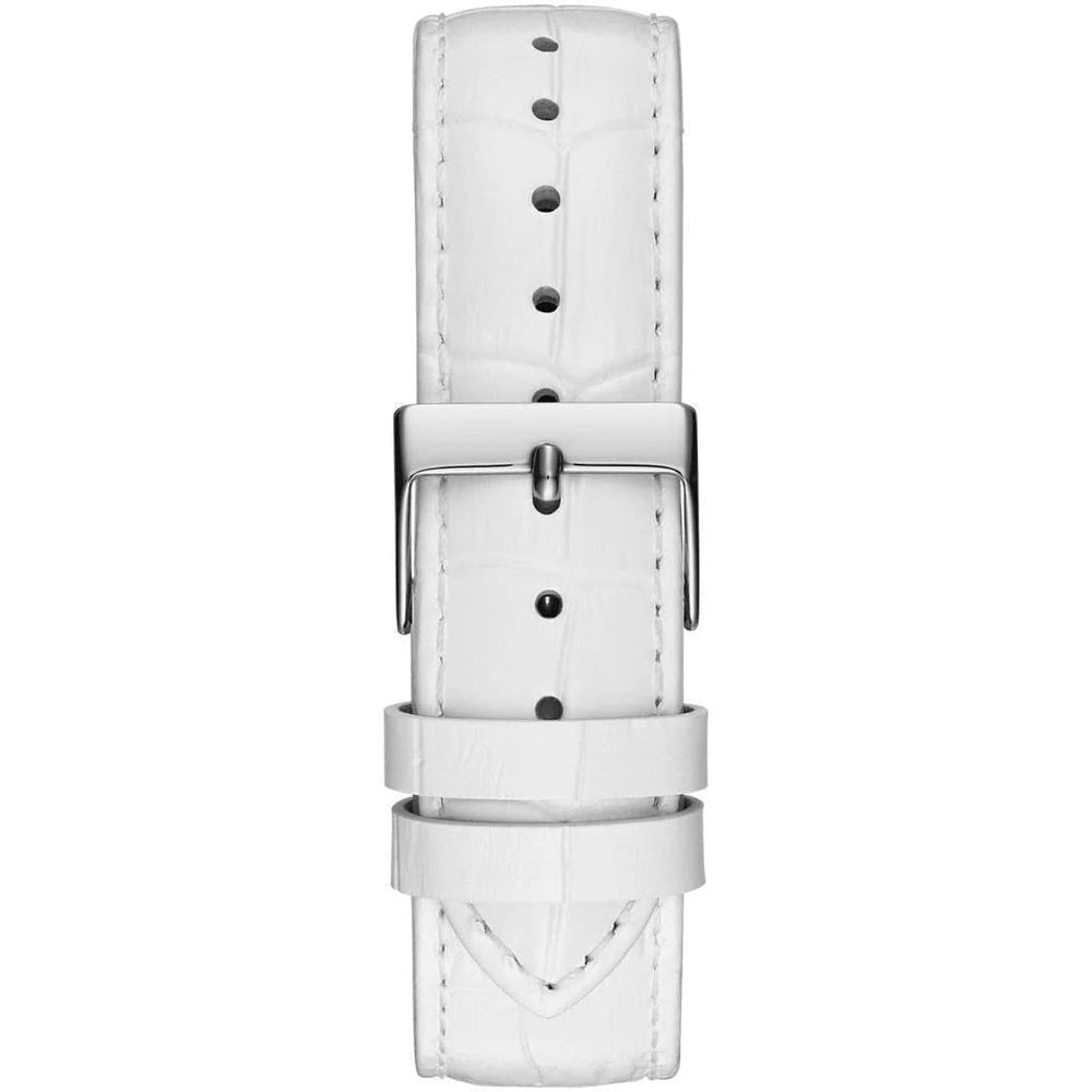 White Leather Watch